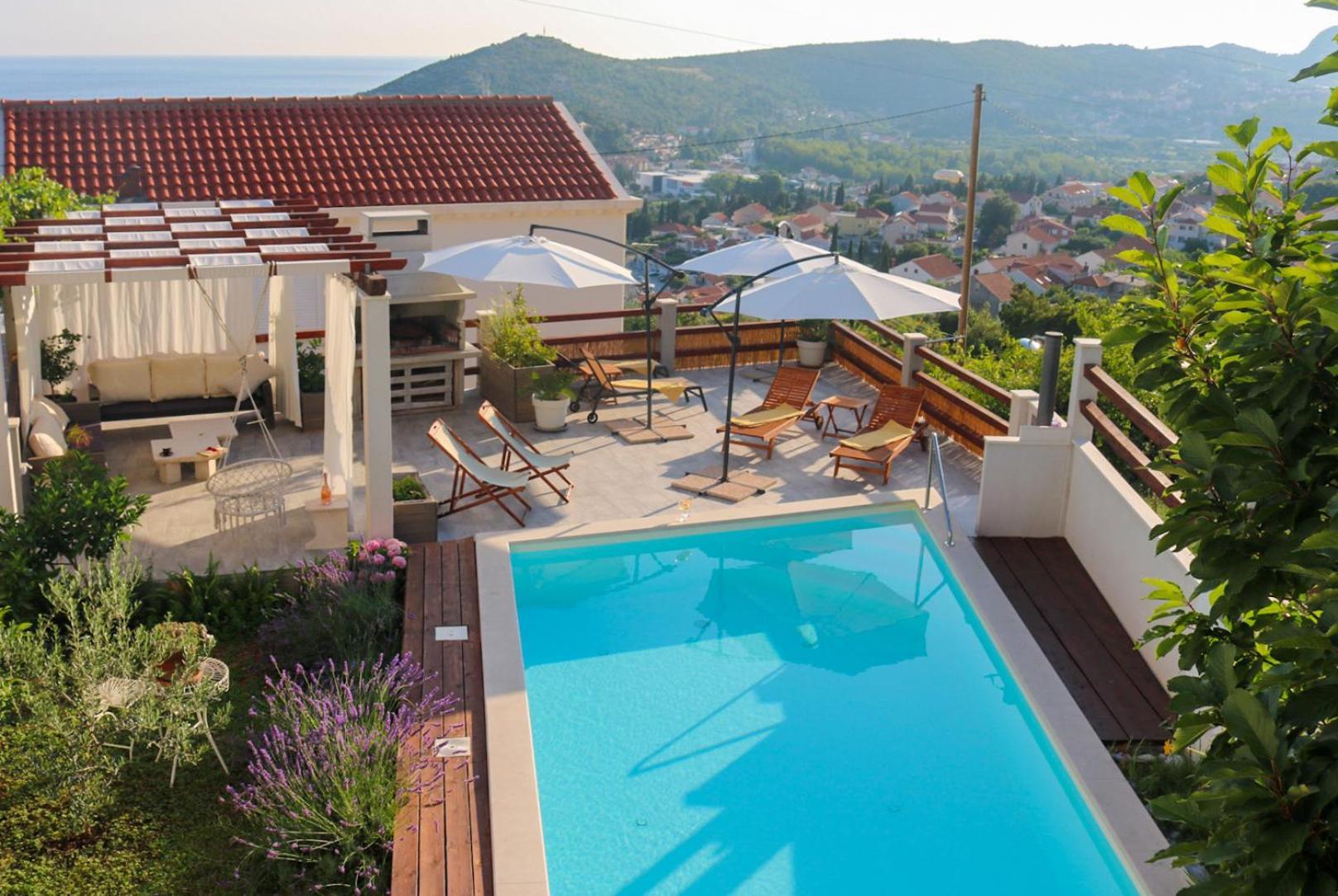Villa My Rose With A Private Pool Млини Екстер'єр фото