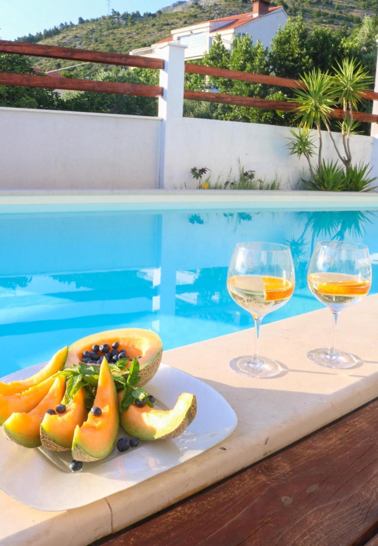 Villa My Rose With A Private Pool Млини Екстер'єр фото